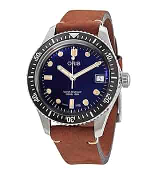 ★ORIS 手巻き時計 青文字盤 レザー Amazon | 国内正規品 ORIS オリス ダイバーズ65 36mm Divers